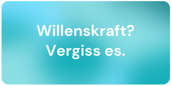 Blogbild Willenskraft